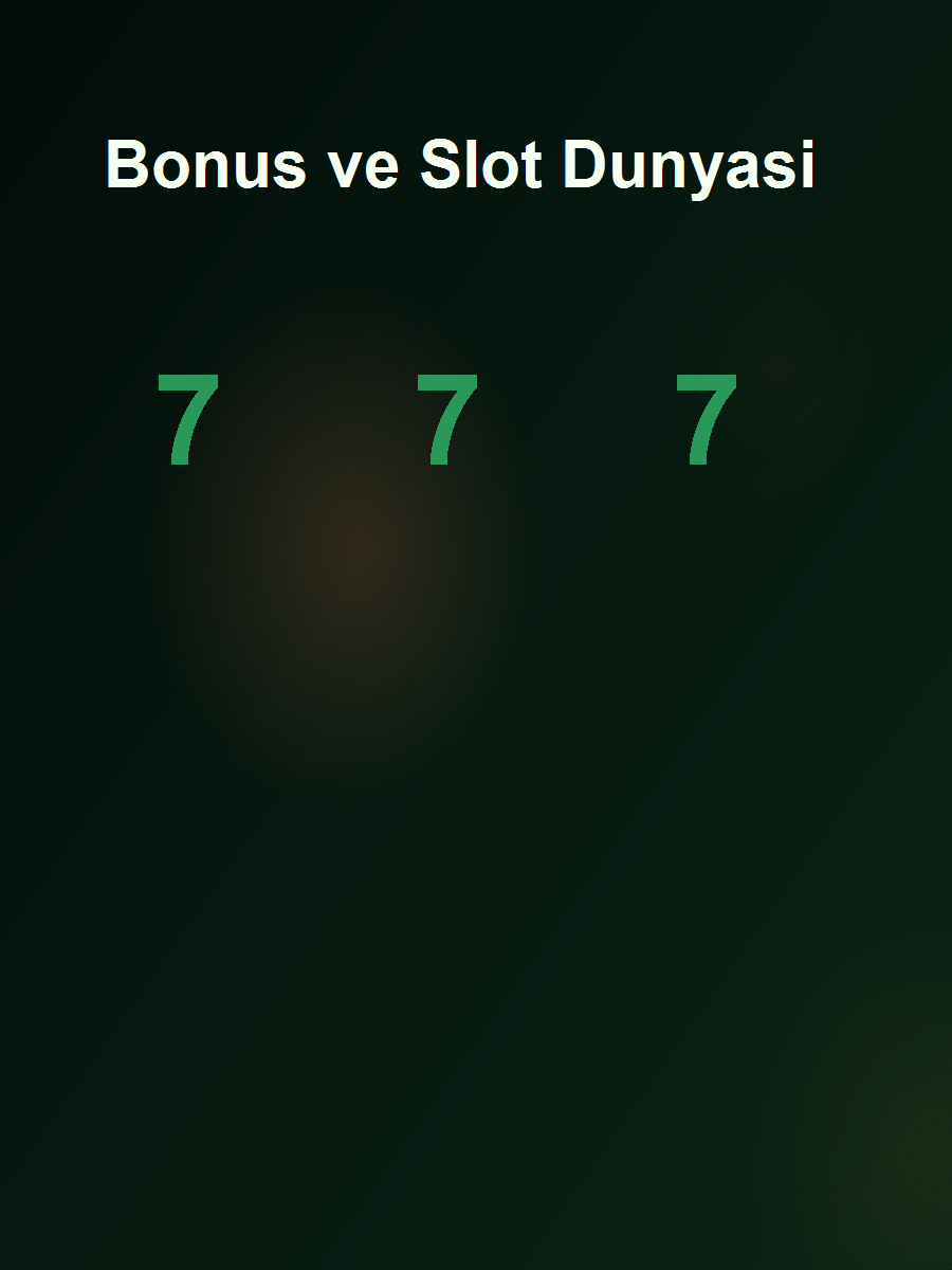 Slot oyunlari ve bonus temali gorsel